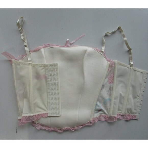 Rene Rofe Sophie B Cream Floral Corset Set - NEW - Picture 9 of 13